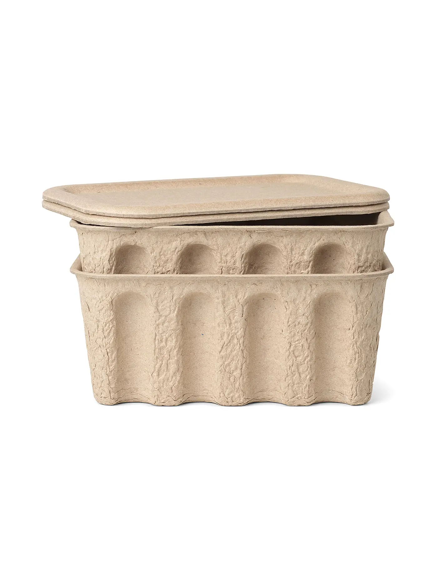 FERM LIVING | Aufbewahrungsbox Set Paper Pulp Small 2 Stk | 